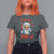 Funny I Do It For The Ho's T Shirt For Women Christmas Black Naughty Santa - Wonder Print Shop