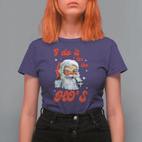Funny I Do It For The Ho's T Shirt For Women Christmas Black Naughty Santa - Wonder Print Shop