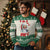 Funny I Do It For The Ho's Ugly Christmas Sweater Xmas Black Naughty Santa - Wonder Print Shop