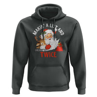 Funny Christmas Santa Hoodie Makin' A List And Checkin' It Twice