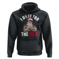 Funny Christmas Santa Hoodie I Do It For The Ho's