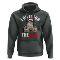 Funny Christmas Santa Hoodie I Do It For The Ho's
