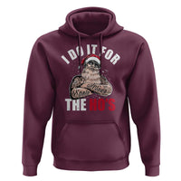 Funny Christmas Santa Hoodie I Do It For The Ho's