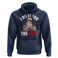 Funny Christmas Santa Hoodie I Do It For The Ho's