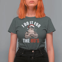 Funny Christmas Santa T Shirt For Women I Do It For The Ho's - Wonder Print Shop