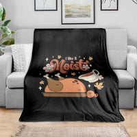 Funny Retro Thanksgiving Throw Blanket I Like It Moist Fall Season Family Matching - Wonder Print Shop
