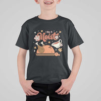 Funny Retro Thanksgiving T Shirt For Kid I Like It Moist Fall Season Family Matching - Wonder Print Shop