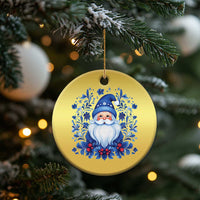 Norwegian Xmas Scandinavian Yule Santa Folk Art Winter Solstice Christmas Ornament - Wonder Print Shop