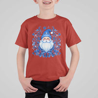 Norwegian Christmas Scandinavian Yule Santa Folk Art Winter Solstice T Shirt For Kid - Wonder Print Shop