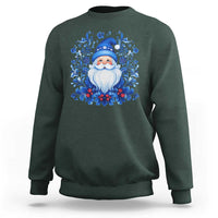 Norwegian Christmas Scandinavian Yule Santa Folk Art Winter Solstice Sweatshirt - Wonder Print Shop