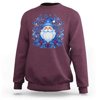 Norwegian Christmas Scandinavian Yule Santa Folk Art Winter Solstice Sweatshirt - Wonder Print Shop
