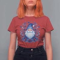 Norwegian Christmas Scandinavian Yule Santa Folk Art Winter Solstice T Shirt For Women - Wonder Print Shop