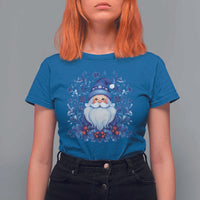 Norwegian Christmas Scandinavian Yule Santa Folk Art Winter Solstice T Shirt For Women - Wonder Print Shop
