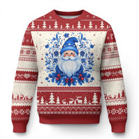 Norwegian Xmas Scandinavian Yule Santa Folk Art Winter Solstice Ugly Christmas Sweater - Wonder Print Shop