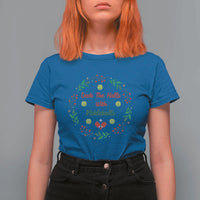 Christmas Pickleball T Shirt For Women Deck The Halls With Pickleball Xmas Wealth - Wonder Print Shop