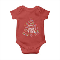 Probably Just Gonna Jingle Some Of The Way I'm Tired Christmas Baby Onesie Xmas Light - Wonder Print Shop