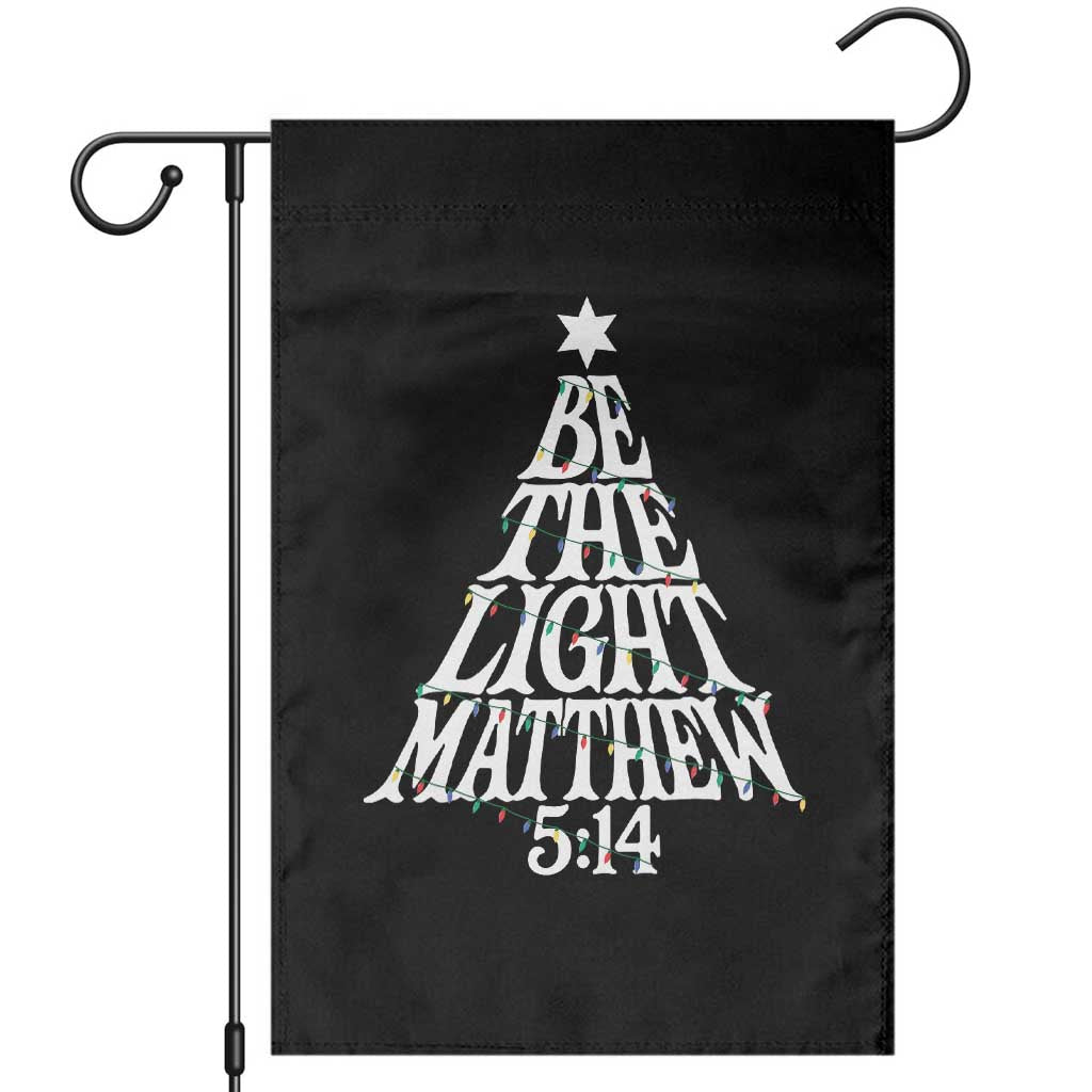 Christmas Be The Light Garden Flag Christian Xmas Bible Verse - undefined