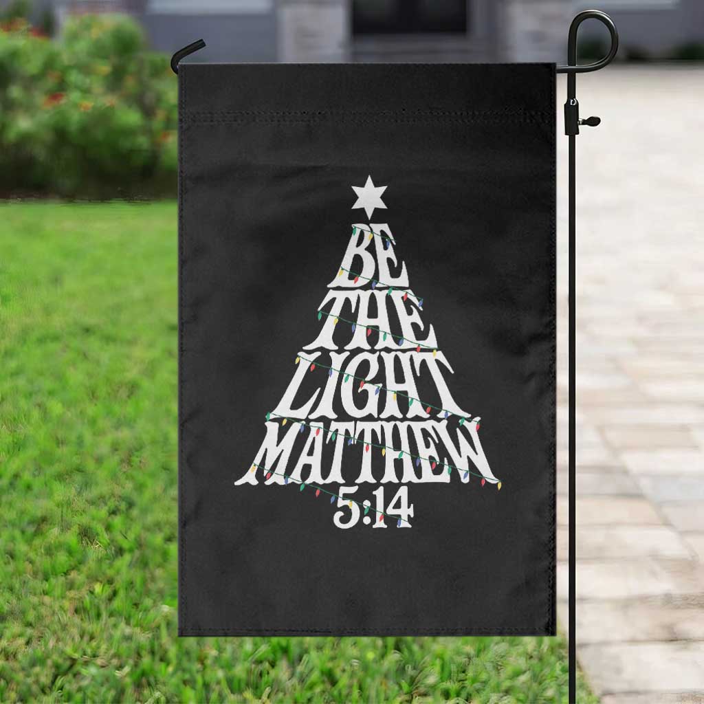 Christmas Be The Light Garden Flag Christian Xmas Bible Verse - undefined