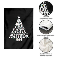 Christmas Be The Light Garden Flag Christian Xmas Bible Verse - undefined