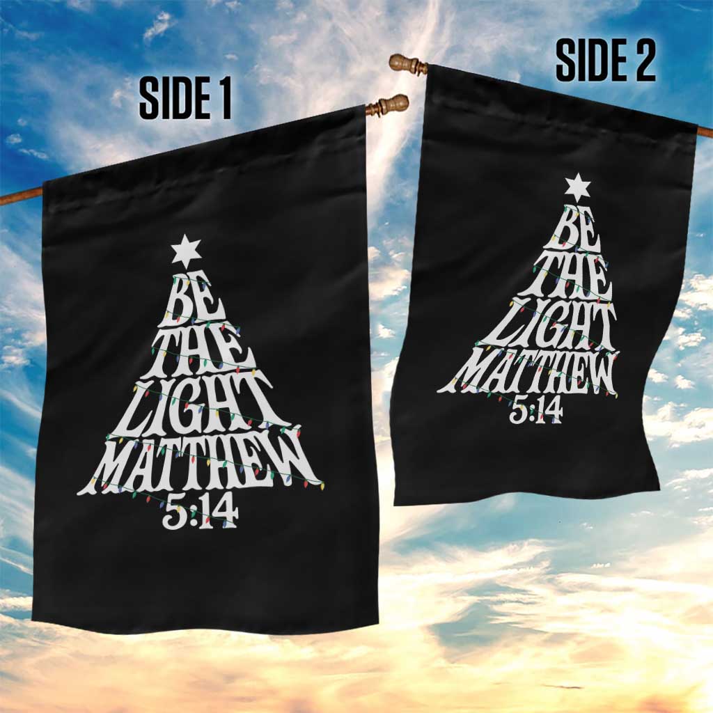 Christmas Be The Light Garden Flag Christian Xmas Bible Verse - undefined
