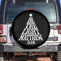 Christmas Be The Light Spare Tire Cover Christian Xmas Bible Verse - Wonder Print Shop