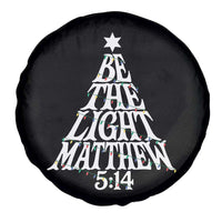 Christmas Be The Light Spare Tire Cover Christian Xmas Bible Verse - Wonder Print Shop