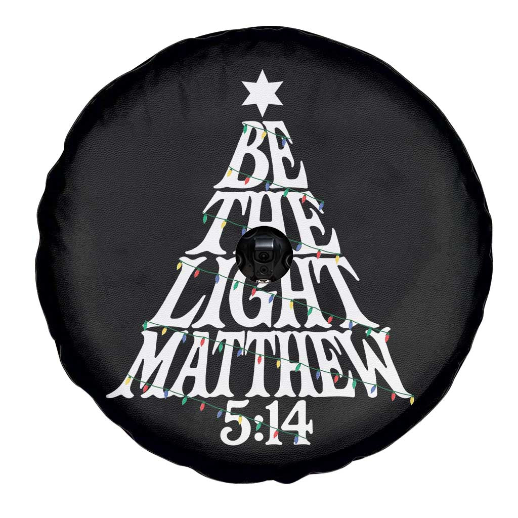 Christmas Be The Light Spare Tire Cover Christian Xmas Bible Verse - Wonder Print Shop