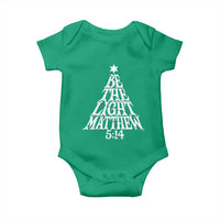 Christmas Be The Light Baby Onesie Christian Xmas Bible Verse - Wonder Print Shop