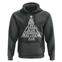 Christmas Be The Light Hoodie Christian Xmas Bible Verse - Wonder Print Shop