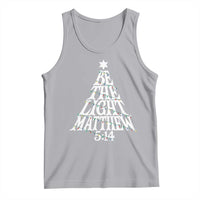 Christmas Be The Light Tank Top Christian Xmas Bible Verse - Wonder Print Shop