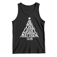 Christmas Be The Light Tank Top Christian Xmas Bible Verse - Wonder Print Shop