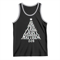 Christmas Be The Light Tank Top Christian Xmas Bible Verse - Wonder Print Shop