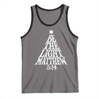 Christmas Be The Light Tank Top Christian Xmas Bible Verse - Wonder Print Shop