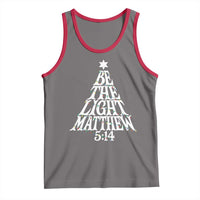 Christmas Be The Light Tank Top Christian Xmas Bible Verse - Wonder Print Shop