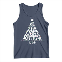 Christmas Be The Light Tank Top Christian Xmas Bible Verse - Wonder Print Shop