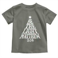 Christmas Be The Light Toddler T Shirt Christian Xmas Bible Verse - Wonder Print Shop