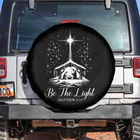 Be The Light Christian Christmas Spare Tire Cover Nativity Scene Bible Verse - Wonder Print Shop