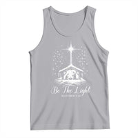 Be The Light Christian Christmas Tank Top Nativity Scene Bible Verse - Wonder Print Shop