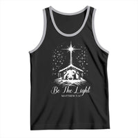 Be The Light Christian Christmas Tank Top Nativity Scene Bible Verse - Wonder Print Shop