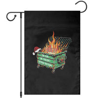 Funny Lil Dumpster Fire 2025 Garden Flag The Year We Couldnt Afford Anything - Wonder Print Shop