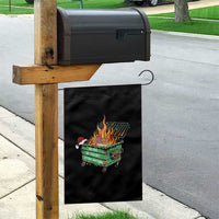 Funny Lil Dumpster Fire 2025 Garden Flag The Year We Couldnt Afford Anything - Wonder Print Shop