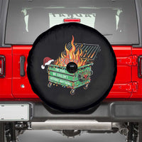 Funny Lil Dumpster Fire 2025 Spare Tire Cover The Year We Couldnt Afford Anything - Wonder Print Shop