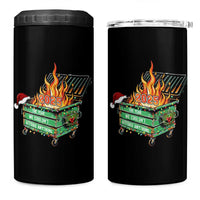 Funny Lil Dumpster Fire 2025 4 in 1 Can Cooler Tumbler The Year We Couldnt Afford Anything - Wonder Print Shop