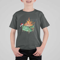 Funny Lil Dumpster Fire 2025 T Shirt For Kid The Year We Couldnt Afford Anything - Wonder Print Shop
