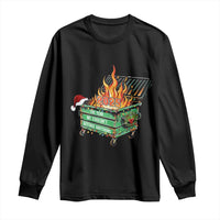 Funny Lil Dumpster Fire 2025 Long Sleeve Shirt The Year We Couldnt Afford Anything - Wonder Print Shop