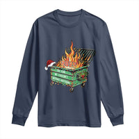 Funny Lil Dumpster Fire 2025 Long Sleeve Shirt The Year We Couldnt Afford Anything - Wonder Print Shop