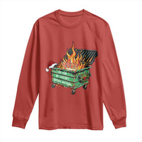 Funny Lil Dumpster Fire 2025 Long Sleeve Shirt The Year We Couldnt Afford Anything - Wonder Print Shop