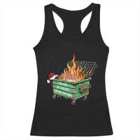Funny Lil Dumpster Fire 2025 Racerback Tank Top The Year We Couldnt Afford Anything - Wonder Print Shop