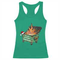 Funny Lil Dumpster Fire 2025 Racerback Tank Top The Year We Couldnt Afford Anything - Wonder Print Shop
