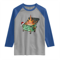 Funny Lil Dumpster Fire 2025 Raglan Shirt The Year We Couldnt Afford Anything - Wonder Print Shop